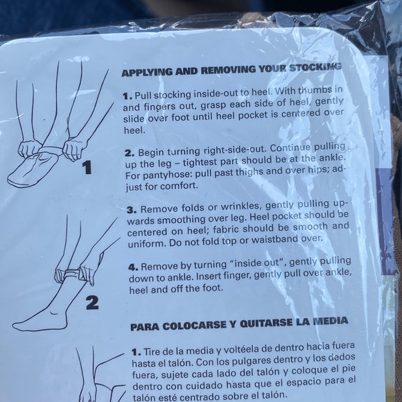 Truform compression medium beige style 1774BGM Thigh highs - Picture 5 of 7